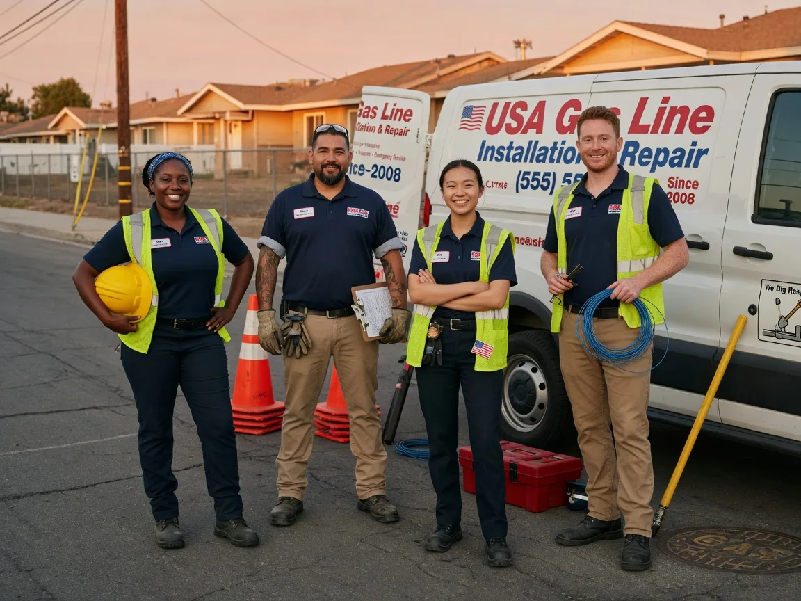 Gas Line Installation company in Vanderbilt, PA